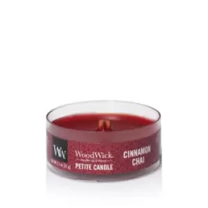 Image of Woodwick Cinnamon Chai Scented Candle Petite