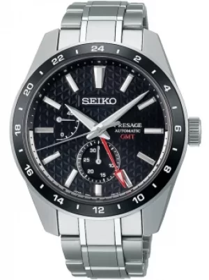 Image of Seiko Mens Presage Sharp Edged GMT Watch SPB221J1
