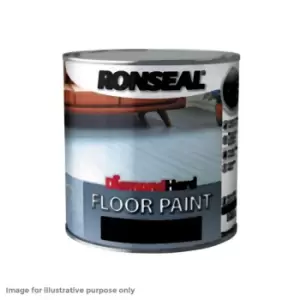 Image of Ronseal UPVC Paint Black Satin 2.5 Litre