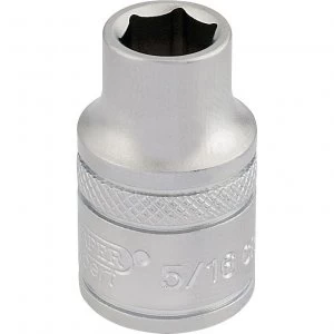 Image of Draper 3/8" Drive Satin Finish Hexagon Socket Imperial 3/8" 5/16"