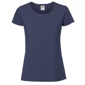 Image of Fruit Of The Loom Womens/Ladies Ringspun Premium T-Shirt (S) (Ultramarine)
