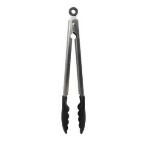 Image of KitchenAid Silicone Tipped Tongs - Black