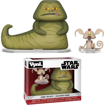 Image of Funko Star Wars Jabba The Hutt & Salacious Crumb VYNL.