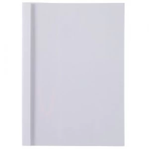 Image of GBC Thermabind Leathergrain Covers A4 6mm 150 Microns 50 Sheet Capacity 100 Per Pack
