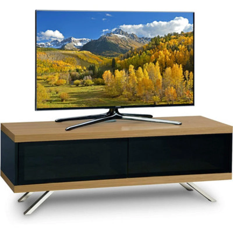Image of MDA Design TUC 1200 OAK Tucana 1200mm Wide TV Cabinet in Oak