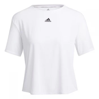 Image of adidas Seasonal Dance T-Shirt female - White / Black