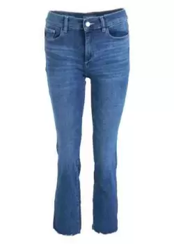 Image of DL1961 Womens Mara Straight Jeans In Chancery