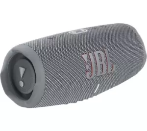 Image of JBL Charge 5 Portable Bluetooth Speaker - Grey, Silver/Grey