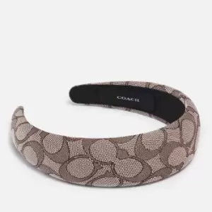 Image of Coach Signature Headband - Oak