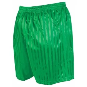 Image of Precision Striped Continental Football Shorts 30-32" Green
