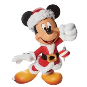 Image of Disney Showcase Collection Santa Mickey Santa Couture Figurine