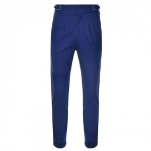 Image of DKNY Pleat Trousers - Rich Blue