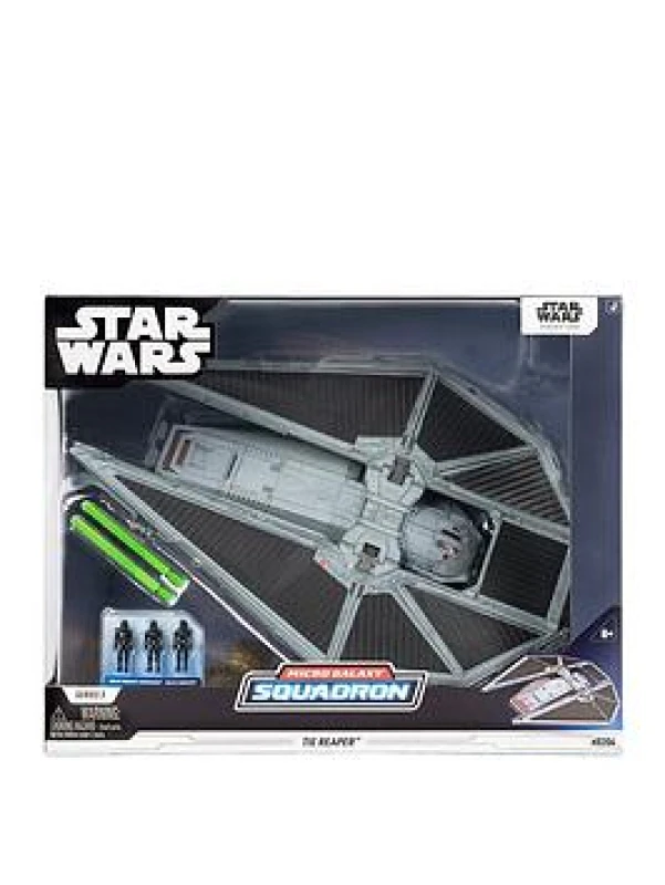 Image of Star Wars Micro Galaxy Squadron TIE Reaper - 9-Inch Vehicle with Three 1-Inch Micro Figure Accessories
