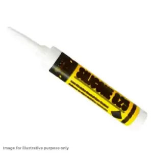 Image of Everbuild Tecnic Silicone S50 White 310ml EVBS50WE