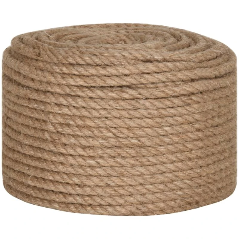 Image of VIDAXL Rope 100% Jute 14mm 100 m Vidaxl 91275