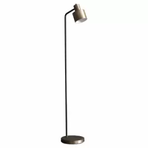Image of Crossland Grove Mayfair Floor Lamp Brass / Black