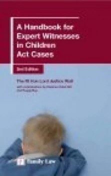 Image of A Handbook for Expert Witnesses in Children Act Cases by The Rt Hon Lord Justice Wall Book