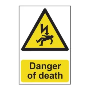 Image of Danger of Death - PVC (200 x 300mm)
