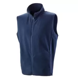 Image of Result Core Mens Micro Fleece Gilet (S) (Navy)