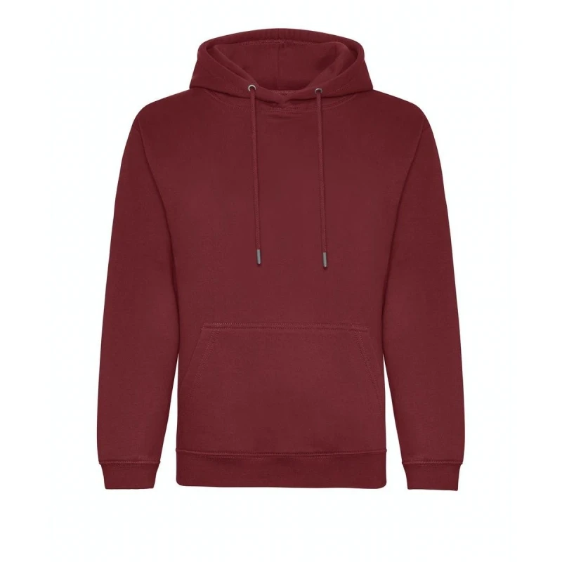 Image of AWDis AWDis Men Plain Hoodie in Burgundy Size: X-Small Burgundy XS Male 5059699826427