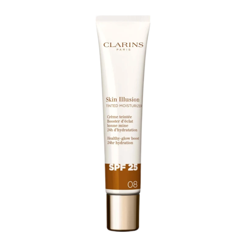 Image of Clarins Skin Illusion Tinted Moisturiser SPF25 40ml 08