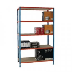 Image of Slingsby Standard Duty Painted Orange Shelf Unit Blue 378985