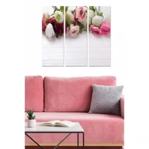 Image of MDF9771009 Multicolor Decorative MDF Painting (3 Pieces)