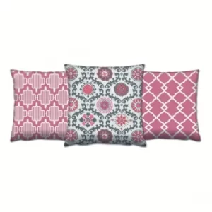Image of AC-4305-4623-4317 Multicolor Cushion Set (3 Pieces)