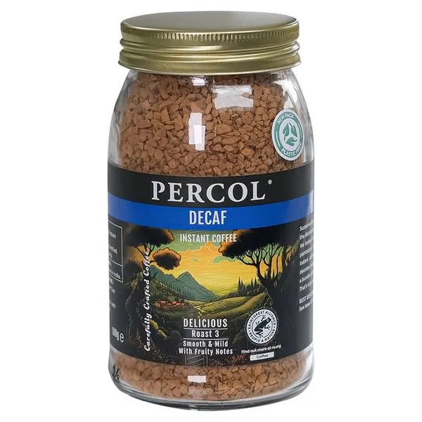 Image of Percol Fairtrade Decaf Colombia Instant Coffee 106047114