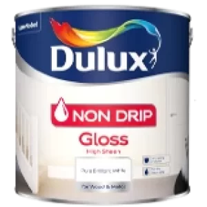 Image of Dulux Non Drip Black Gloss High Sheen Paint 2.5L