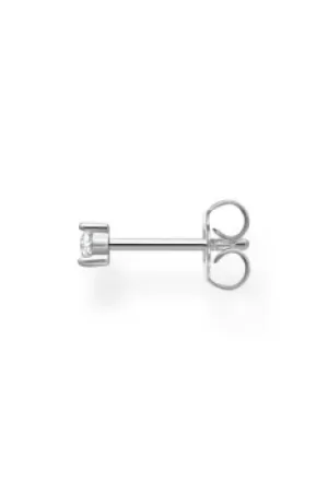 Image of Thomas Sabo Charm Club Charming Silver Basics Stud Earrings H2197-051-14