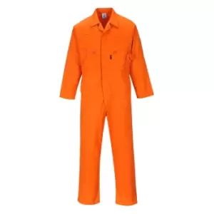 Image of Portwest Liverpool Zip Coverall Orange S 31"