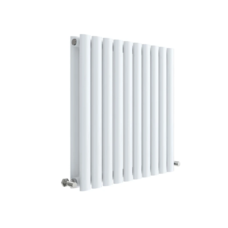 Image of Balterley Horizontal Double Panel Radiator 2209 BTU Gloss White 600mm x 586mm White