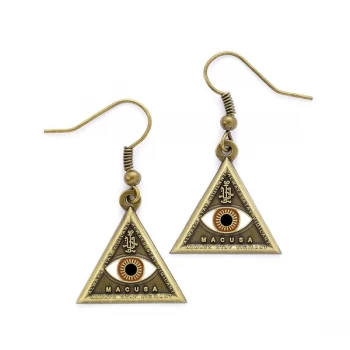 Image of Triangle Eye Earrings