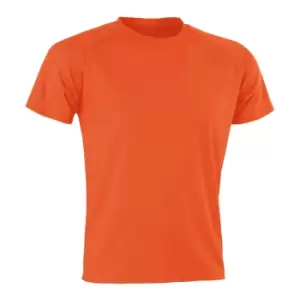 Image of Spiro Mens Aircool T-Shirt (L) (Orange)