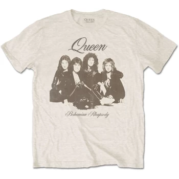Image of Queen - Bo Rhap Portrait Unisex Medium T-Shirt - White