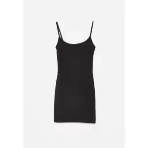 Image of Missguided Basic Cami Mini Slinky Single Lyr - Black