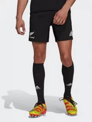 Image of adidas All Blacks Replica Home Shorts, Black, Size L, Men