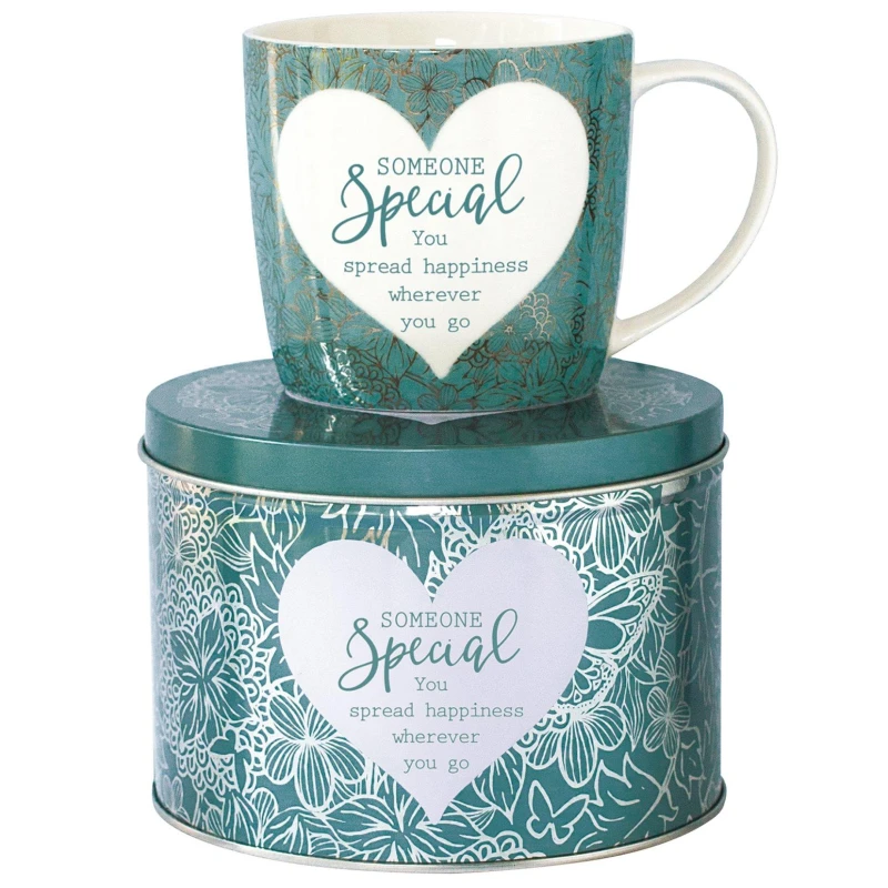Image of Arora Design Said with Sentiment - Someone Special Mug in Tin Teal