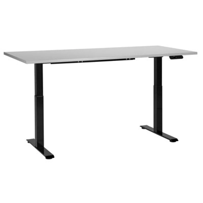 Image of Beliani Electric Adjustable Standing Desk Destines Grey/ Black 180 Cm 80 Cm