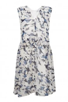 Image of Great Plains Sea Swirl Dress Blue Multi