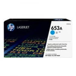 Image of HP 653A Cyan Laser Toner Ink Cartridge