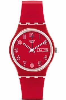 Image of Unisex Swatch Original Gent - Poppy Field Watch GW705