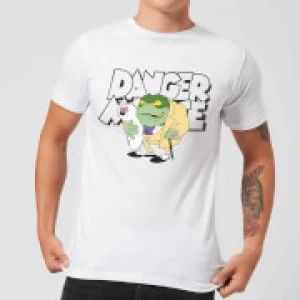 Image of Danger Mouse Greenback Mens T-Shirt - White