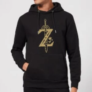 Image of Nintendo Legend Of Zelda Master Sword Hoodie - Black - M