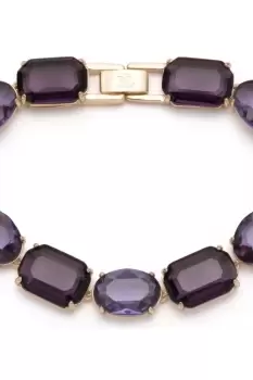 Image of Lauren Ralph Lauren Jewellery BR 7.25 STONE FLEX - GLD/PURPLE 14B00107