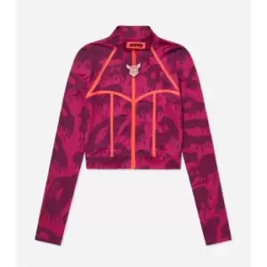 Image of Nicce Arena Long Sleeve Top - Pink