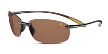 Image of Serengeti Nuvola Sunglasses Shiny Brown 7316 Polariserade 65mm