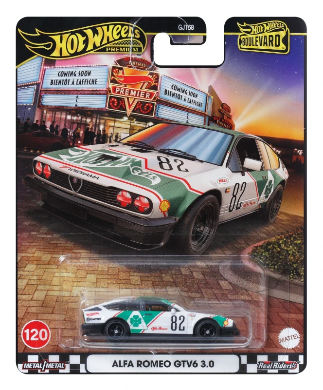 Image of Hot Wheels Premium Boulevard Mix 1 Alfa Romeo GTV6 3.0
