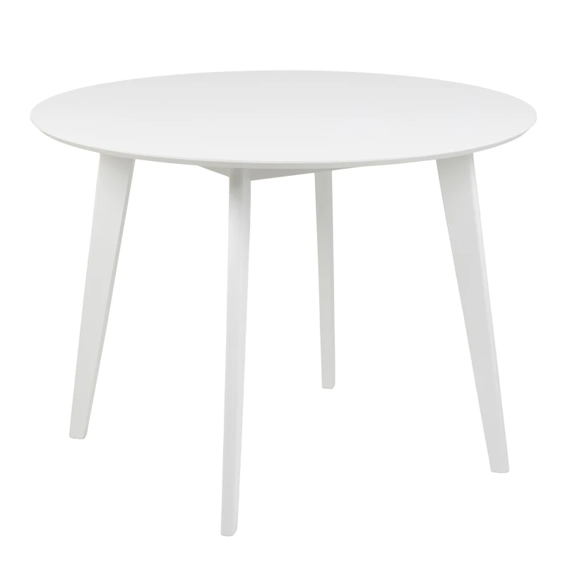 Image of Furniture To Go Roxby Round Dining Table in White White Unisex